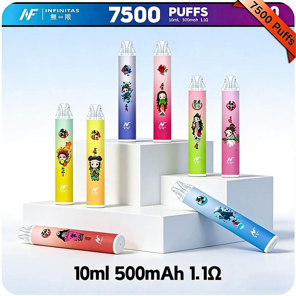 鬼滅之刃INF拋棄式_7500口_商品主圖.jpg 鬼滅之刃聯名一次性電子煙 · 20款風味 · 台灣現貨|INF無限7500口:圖片 1